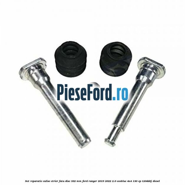 Set reparatie culise etrier fata disc 332 mm Ford Ranger 2019-2022 2.0 EcoBlue 4x4 130 cp T20DD0J diesel