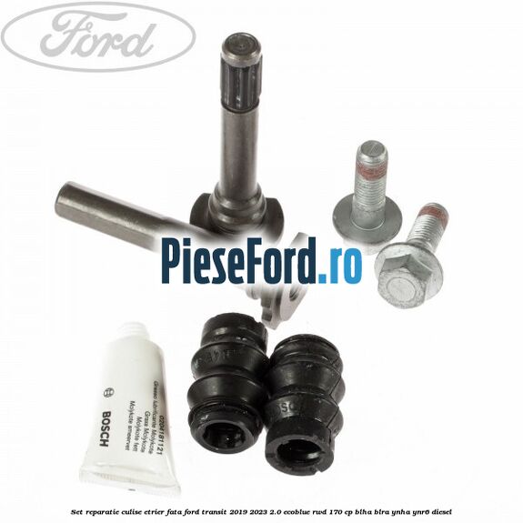 Set reparatie culise etrier fata Ford Transit 2019-2023 2.0 EcoBlue RWD 170 cp Set reparatie culise etrier fata Ford Transit 2019-2023 2.0 EcoBlue RWD 170 cp BLHA, BLRA, YNHA, YNR6 diesel