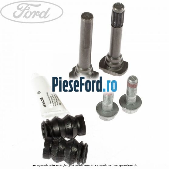Set reparatie culise etrier fata Ford Transit 2019-2023 E-TRANSIT RWD 269  cp C2RA electric
