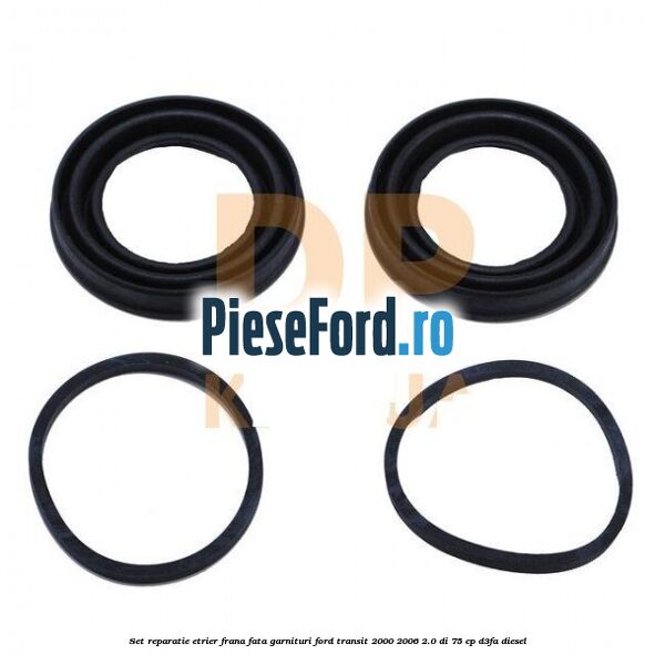 Set reparatie etrier frana fata garnituri Ford Transit 2000-2006 2.0 DI 75 cp D3FA diesel