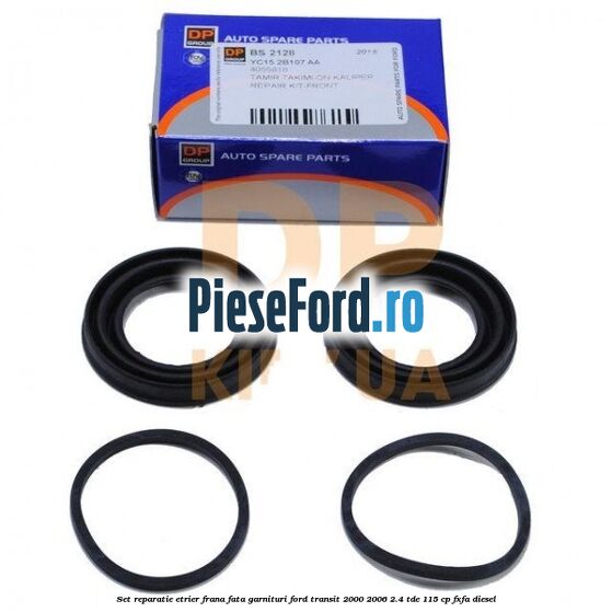 Set reparatie etrier frana fata garnituri Ford Transit 2000-2006 2.4 TDE 115 cp FXFA diesel