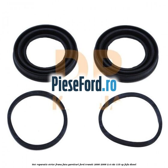 Set reparatie etrier frana fata garnituri Ford Transit 2000-2006 2.4 TDE 115 cp FXFA diesel