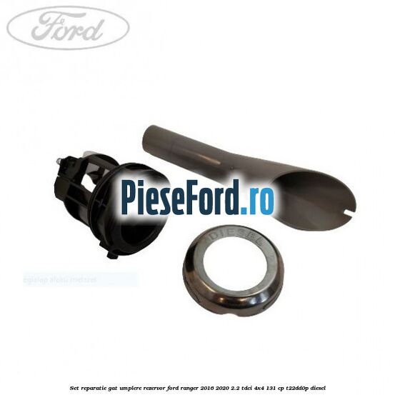 Set reparatie gat umplere rezervor Ford Ranger 2016-2020 2.2 TDCi 4x4 131 cp T22DD0P diesel