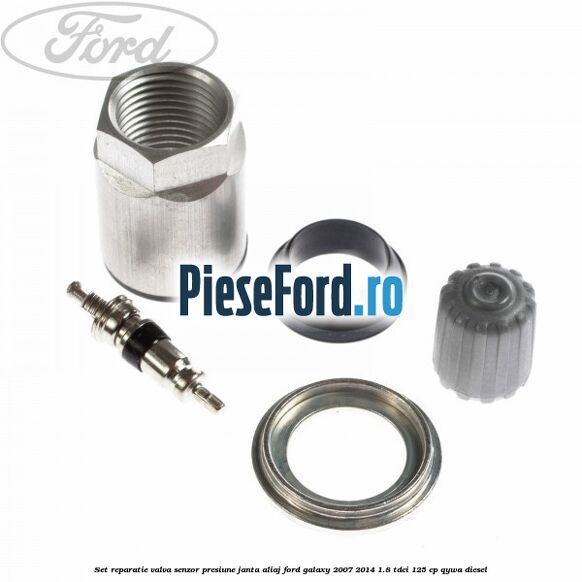 Set reparatie valva senzor presiune janta aliaj Ford Galaxy 2007-2014 1.8 TDCi 125 cp QYWA diesel