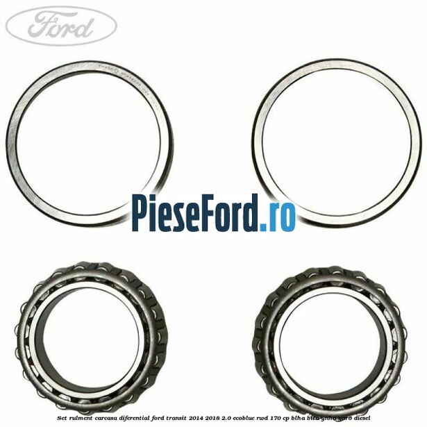 Set rulment carcasa diferential Ford Transit 2014-2018 2.0 EcoBlue RWD 170 cp Set rulment carcasa diferential Ford Transit 2014-2018 2.0 EcoBlue RWD 170 cp BLHA, BLRA, YNHA, YNR6 diesel