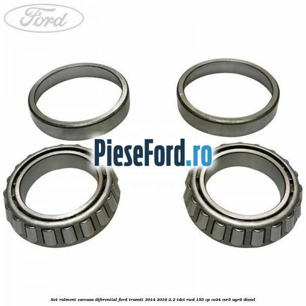 Set rulment carcasa diferential Ford Transit 2014-2018 2.2 TDCi RWD 155 cp CV24, CVR5, UYR6 diesel