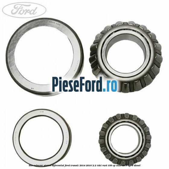 Set rulment pinion diferential Ford Transit 2014-2018 2.2 TDCi RWD 155 cp Set rulment pinion diferential Ford Transit 2014-2018 2.2 TDCi RWD 155 cp CV24, CVR5, UYR6 diesel