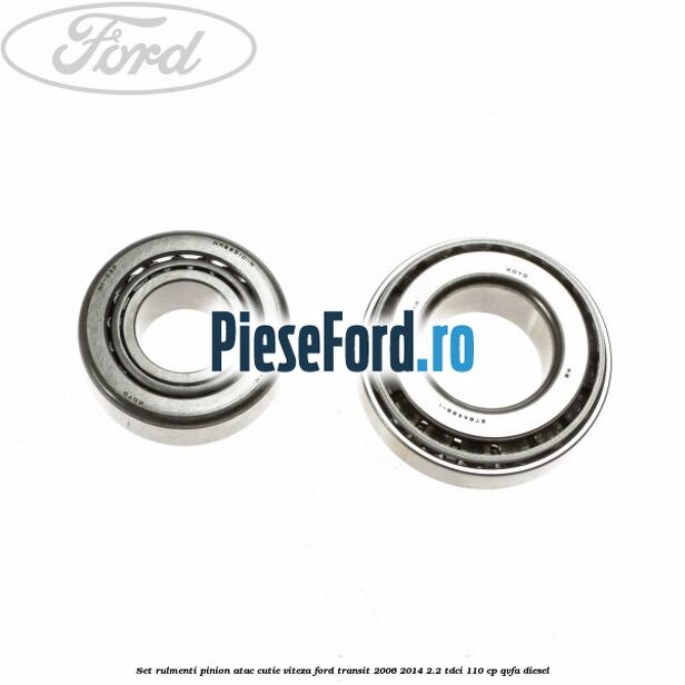 Set rulmenti pinion atac cutie viteza Ford Transit 2006-2014 2.2 TDCi 110 cp Set rulmenti pinion atac cutie viteza Ford Transit 2006-2014 2.2 TDCi 110 cp QVFA diesel