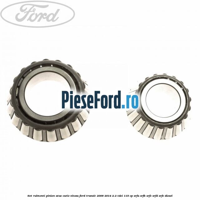 Set rulmenti pinion atac cutie viteza Ford Transit 2006-2014 2.2 TDCi 115 cp SRFA, SRFB, SRFC, SRFD, SRFE diesel