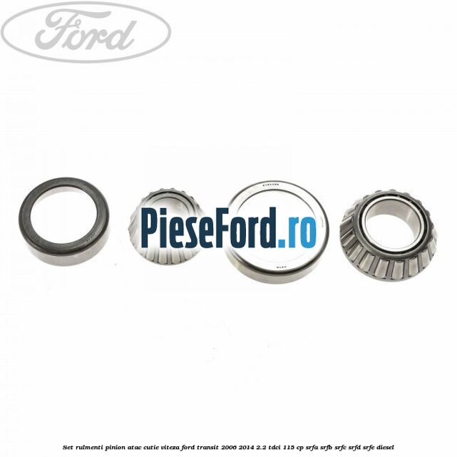 Set rulmenti pinion atac cutie viteza Ford Transit 2006-2014 2.2 TDCi 115 cp SRFA, SRFB, SRFC, SRFD, SRFE diesel
