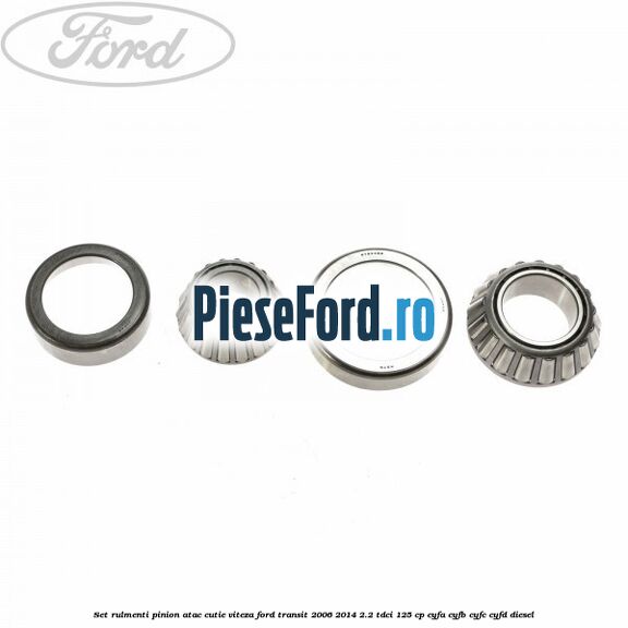 Set rulmenti pinion atac cutie viteza Ford Transit 2006-2014 2.2 TDCi 125 cp Set rulmenti pinion atac cutie viteza Ford Transit 2006-2014 2.2 TDCi 125 cp CYFA, CYFB, CYFC, CYFD diesel