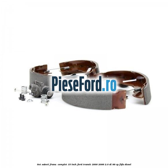 Set saboti frana , complet 15 inch Ford Transit 2000-2006 2.0 DI 86 cp Set saboti frana , complet 15 inch Ford Transit 2000-2006 2.0 DI 86 cp F3FA diesel