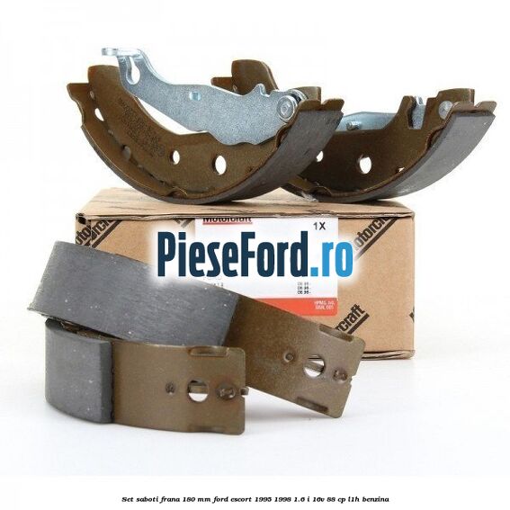 Set saboti frana 180 mm Ford Escort 1995-1998 1.6 i 16V 88 cp L1H benzina