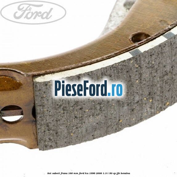 Set saboti frana 180 mm Ford Ka 1996-2008 1.3 i 50 cp JJB benzina