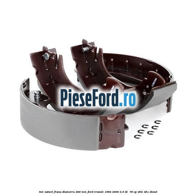 Set saboti frana diametru 280 mm Ford Transit 1994-2000 2.5 DI 76 cp Set saboti frana diametru 280 mm Ford Transit 1994-2000 2.5 DI 76 cp 4HB, 4HC diesel