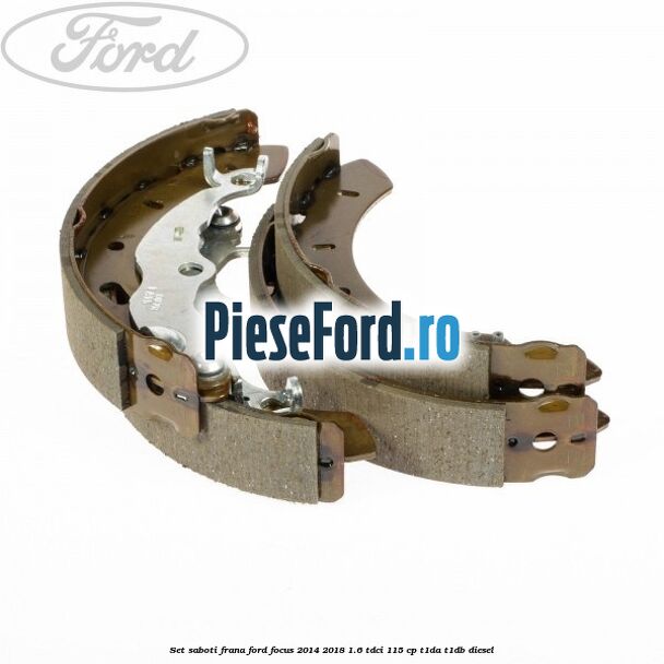 Set saboti frana Ford Focus 2014-2018 1.6 TDCi 115 cp T1DA, T1DB diesel