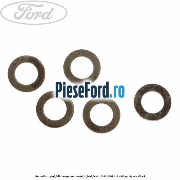 Set saibe reglaj fulie compresor model 1 Ford Fiesta 1996-2001 1.8 D 60 cp RTJ, RTK diesel