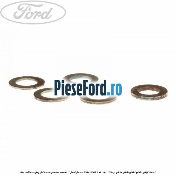 Set saibe reglaj fulie compresor model 1 Ford Focus 2004-2007 1.6 TDCi 109 cp G8DA, G8DB, G8DD, G8DE, G8DF diesel