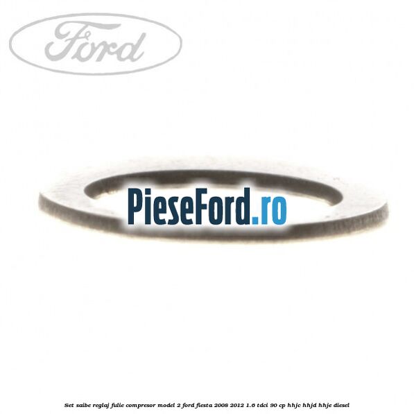 Set saibe reglaj fulie compresor model 2 Ford Fiesta 2008-2012 1.6 TDCi 90 cp HHJC, HHJD, HHJE diesel
