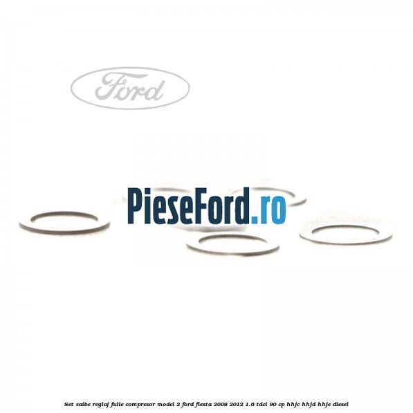 Set saibe reglaj fulie compresor model 2 Ford Fiesta 2008-2012 1.6 TDCi 90 cp HHJC, HHJD, HHJE diesel