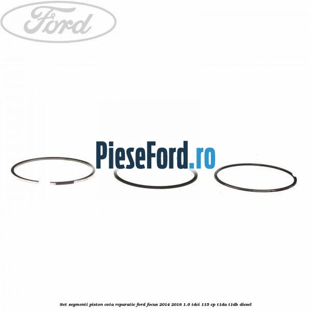 Set segmenti piston cota reparatie Ford Focus 2014-2018 1.6 TDCi 115 cp