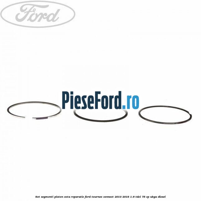 Set segmenti piston cota reparatie Ford Tourneo Connect 2013-2018 1.6 TDCi 75 cp UBGA diesel