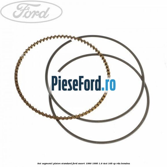 Set segmenti piston standard Ford Escort 1990-1995 1.8 4x4 105 cp RDA benzina