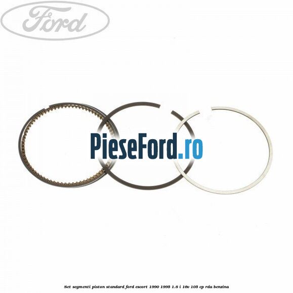 Set segmenti piston standard Ford Escort 1990-1995 1.8 i 16V 105 cp RDA benzina