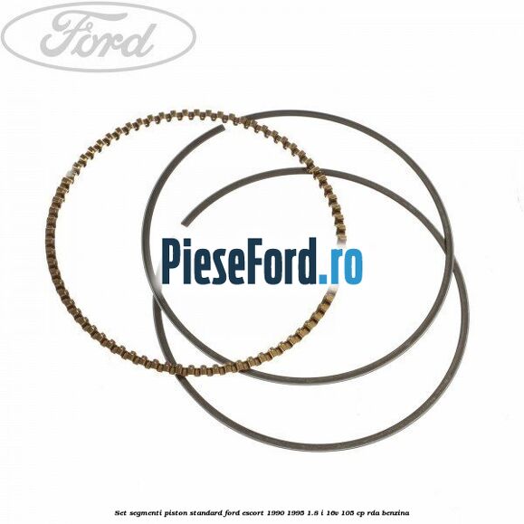 Set segmenti piston standard Ford Escort 1990-1995 1.8 i 16V 105 cp RDA benzina