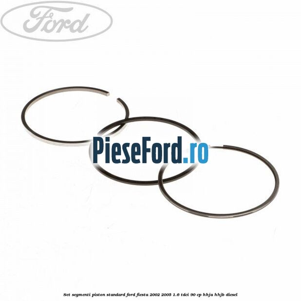 Set segmenti piston standard Ford Fiesta 2002-2005 1.6 TDCi 90 cp HHJA, HHJB diesel