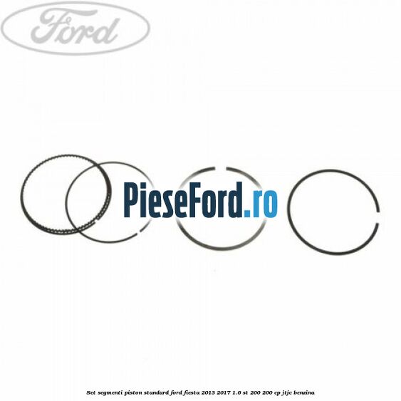 Set segmenti piston standard Ford Fiesta 2013-2017 1.6 ST 200 200 cp JTJC benzina