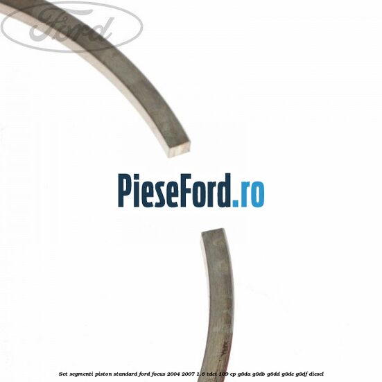 Set segmenti piston standard Ford Focus 2004-2007 1.6 TDCi 109 cp G8DA, G8DB, G8DD, G8DE, G8DF diesel