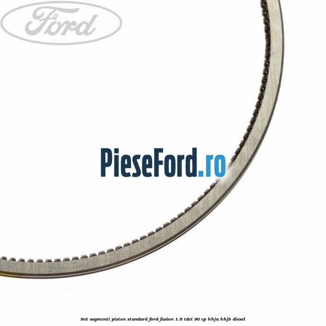 Set segmenti piston standard Ford Fusion 1.6 TDCi 90 cp HHJA, HHJB diesel