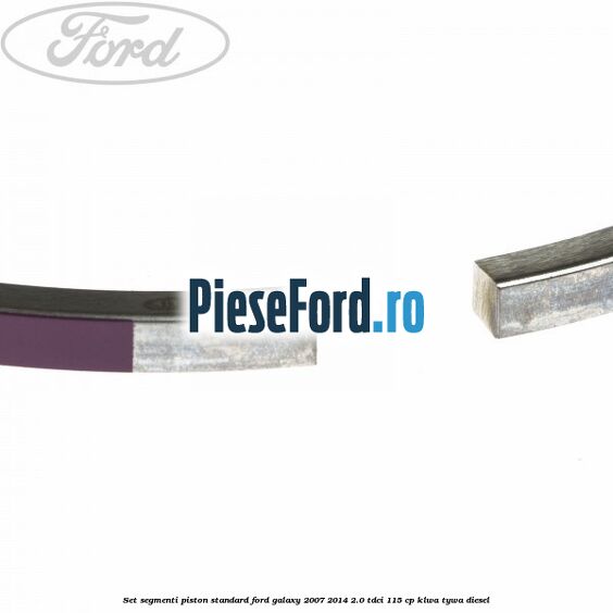Set segmenti piston standard Ford Galaxy 2007-2014 2.0 TDCi 115 cp KLWA, TYWA diesel