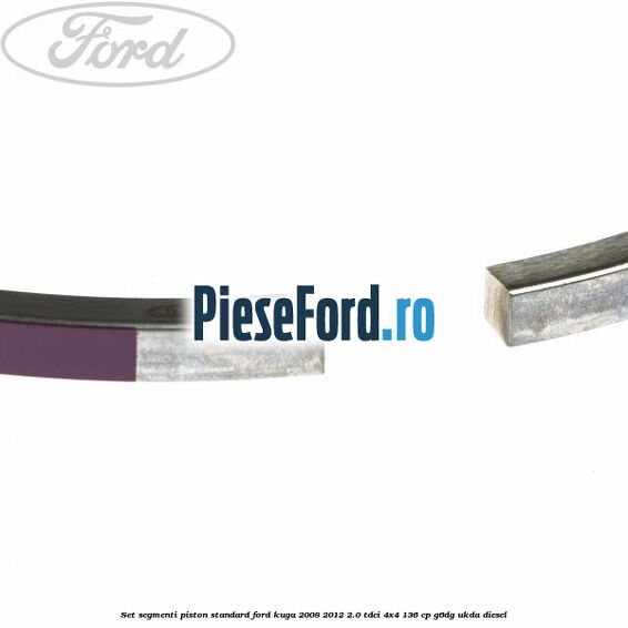 Set segmenti piston standard Ford Kuga 2008-2012 2.0 TDCi 4x4 136 cp G6DG, UKDA diesel