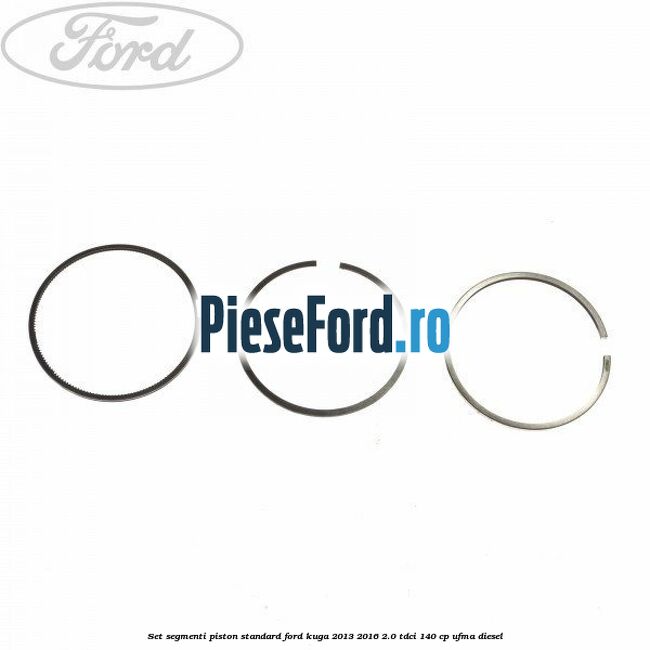 Set segmenti piston standard Ford Kuga 2013-2016 2.0 TDCi 140 cp UFMA diesel