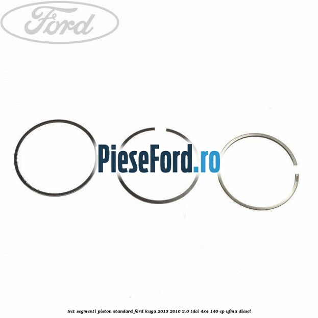 Set segmenti piston standard Ford Kuga 2013-2016 2.0 TDCi 4x4 140 cp UFMA diesel