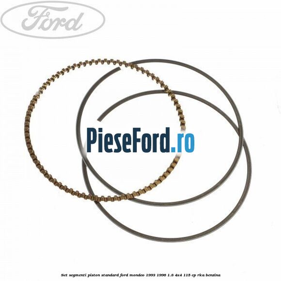 Set segmenti piston standard Ford Mondeo 1993-1996 1.8 4x4 115 cp RKA benzina