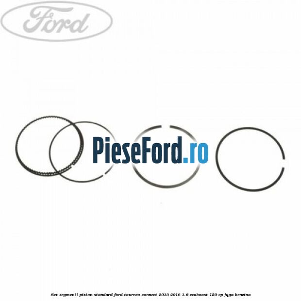 Set segmenti piston standard Ford Tourneo Connect 2013-2018 1.6 EcoBoost 150 cp JQGA benzina