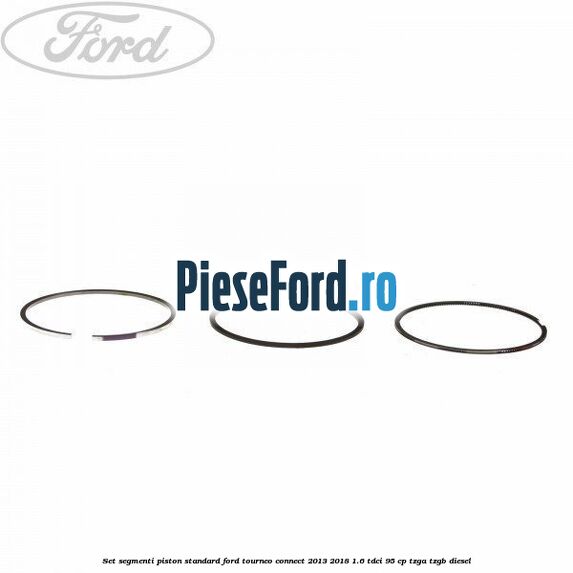 Set segmenti piston standard Ford Tourneo Connect 2013-2018 1.6 TDCi 95 cp