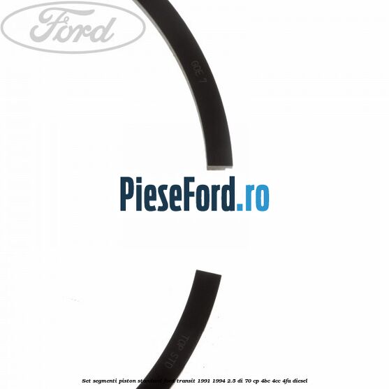 Set segmenti piston standard Ford Transit 1991-1994 2.5 DI 70 cp 4BC, 4CC, 4FA diesel