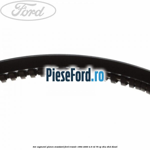 Set segmenti piston standard Ford Transit 1994-2000 2.5 TD 75 cp 4HA, 4HD diesel