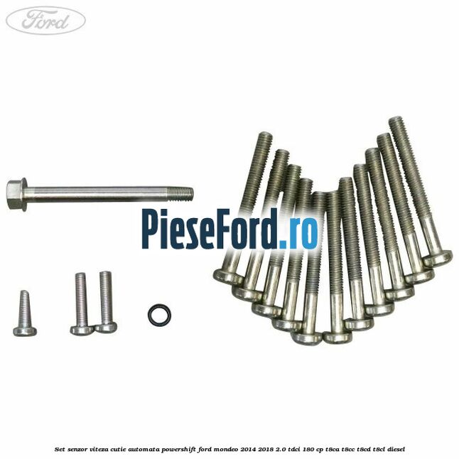 Set senzor viteza cutie automata PowerShift Ford Mondeo 2014-2018 2.0 TDCi 180 cp T8CA, T8CC, T8CD, T8CL diesel