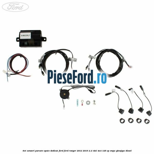 Set senzori parcare spate, dedicat Ford Ford Ranger 2012-2015 2.2 TDCi 4x4 125 cp ENQW, GBVAJQW diesel