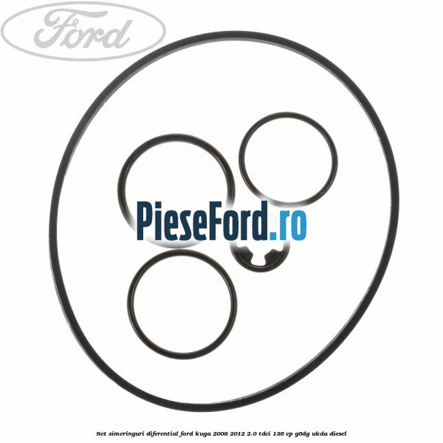Set simeringuri diferential Ford Kuga 2008-2012 2.0 TDCi 136 cp G6DG, UKDA diesel