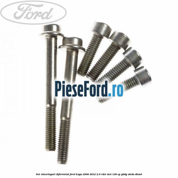 Set simeringuri diferential Ford Kuga 2008-2012 2.0 TDCi 4x4 136 cp G6DG, UKDA diesel