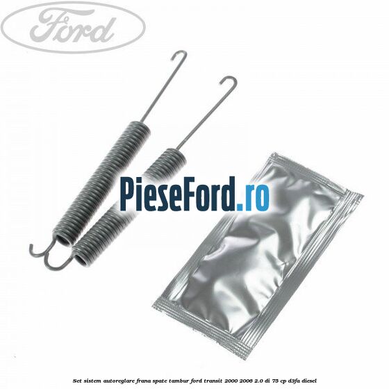 Set sistem autoreglare frana spate tambur Ford Transit 2000-2006 2.0 DI 75 cp D3FA diesel