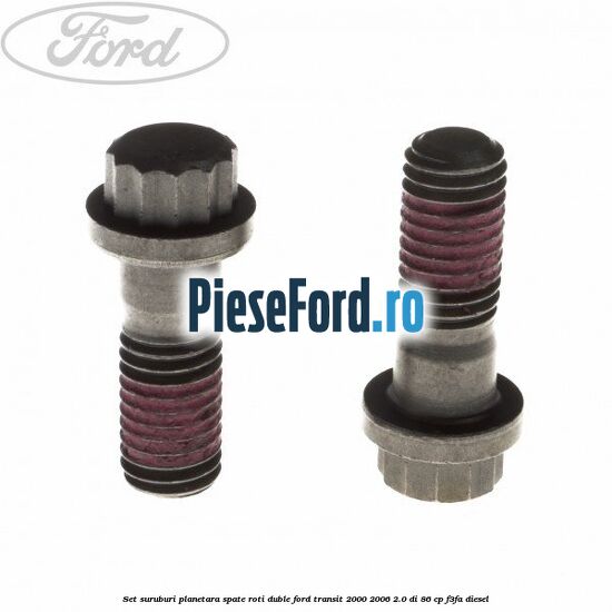 Set suruburi planetara spate, roti duble Ford Transit 2000-2006 2.0 DI 86 cp F3FA diesel
