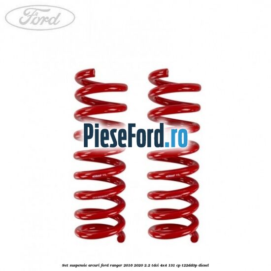 Set suspensie arcuri Ford Ranger 2016-2020 2.2 TDCi 4x4 131 cp T22DD0P diesel