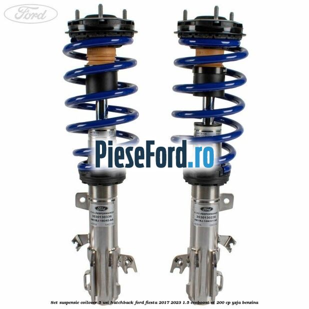Set suspensie coilover 5 usi hatchback Ford Fiesta 2017-2023 1.5 EcoBoost ST 200 cp YZJA benzina
